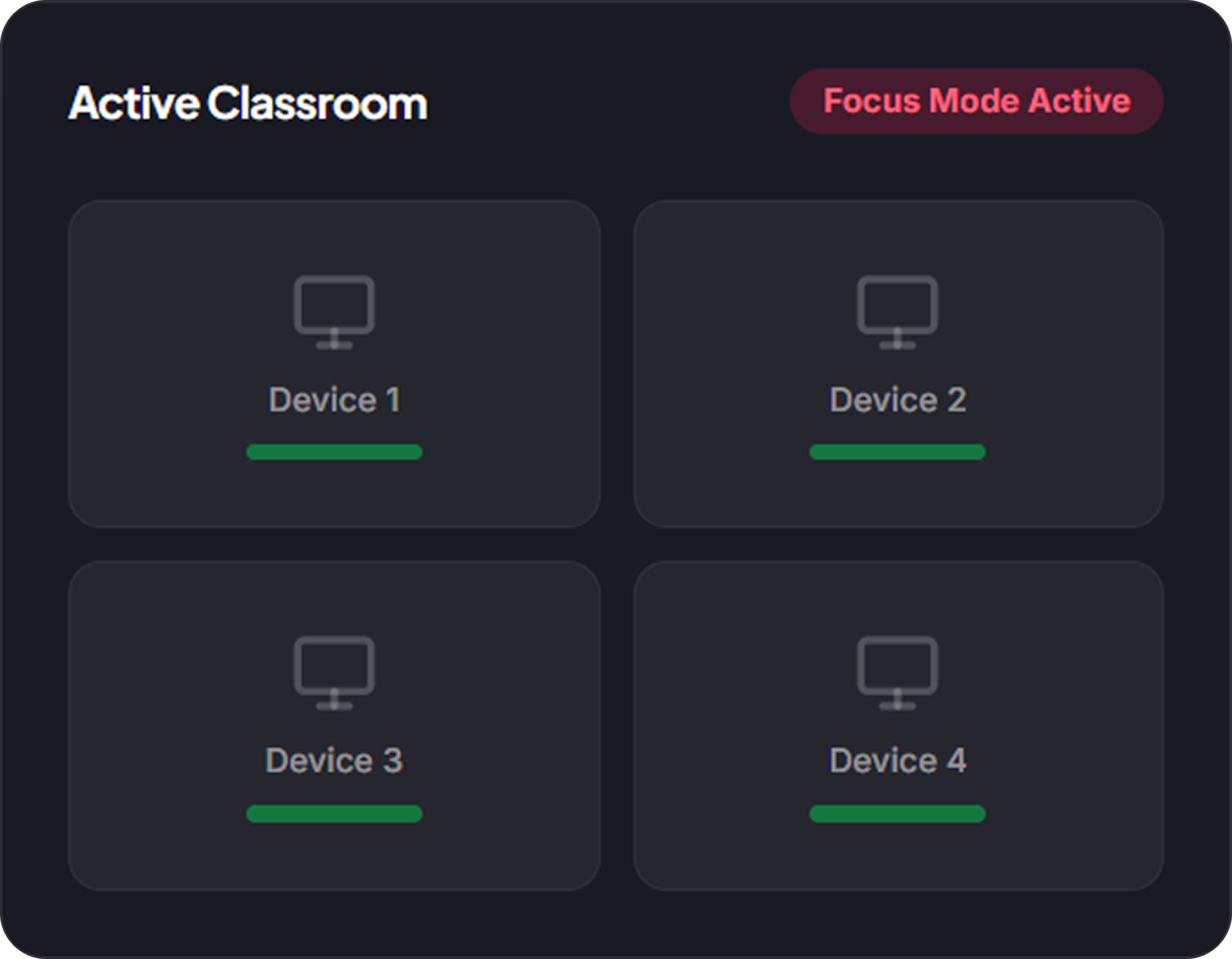 Classroom Devices Dashboard